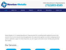 Tablet Screenshot of newton-metallo.com